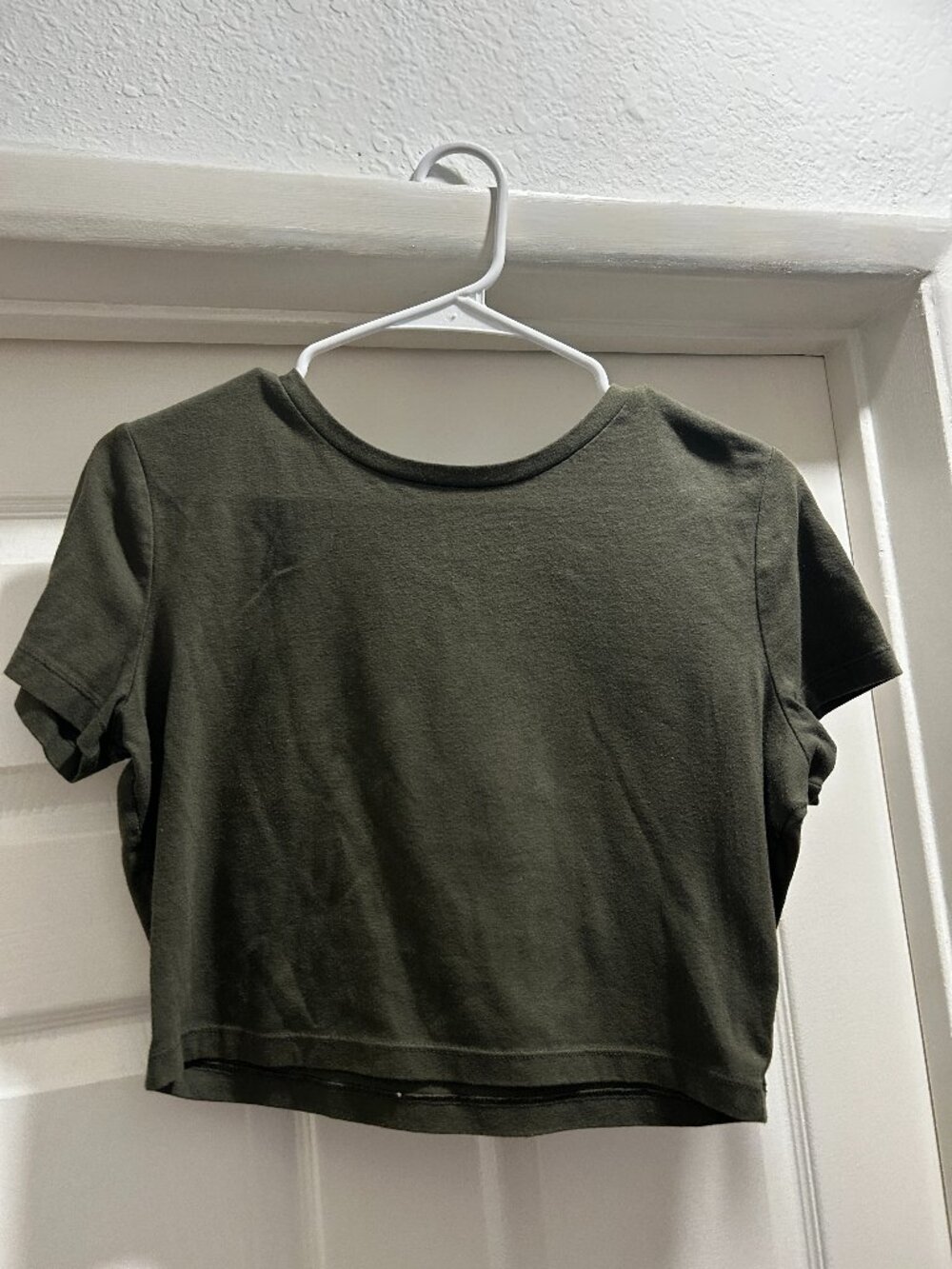 Olive Green Wild Fable Crop Top